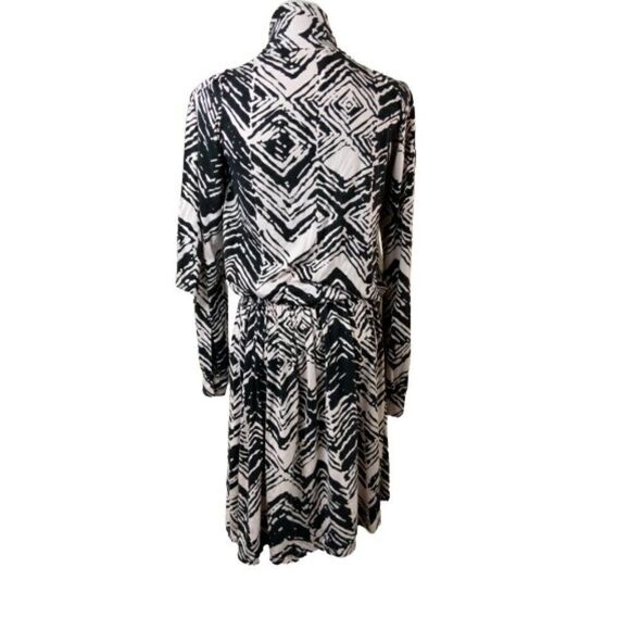 Rachael Pally Black & White Dress. Sz M - Picture 4 of 4